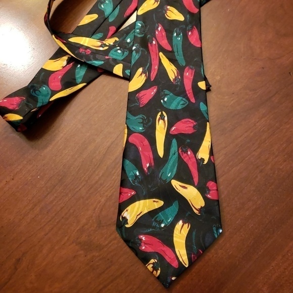 STEVEN Harris Hot Pepper Tie 58" x 4" - Picture 2 of 4